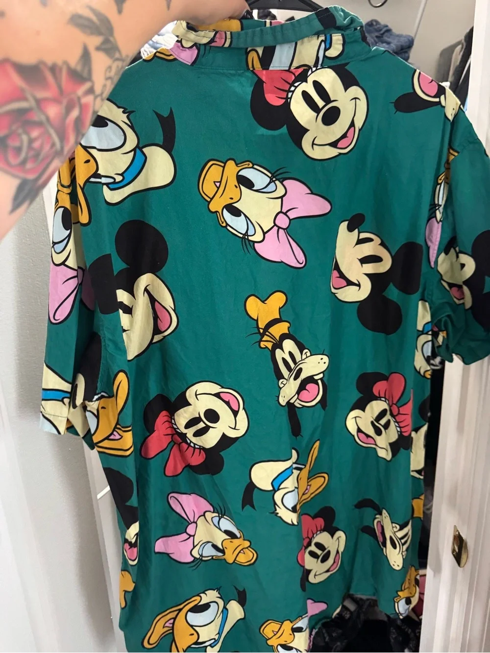 Disney Mickey & Friends Button Up Shirt - Picture 2 of 3